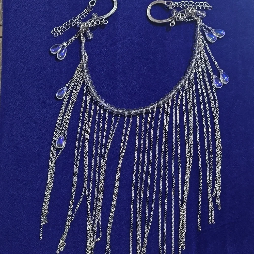 Face Veil with Tassel Jewelry